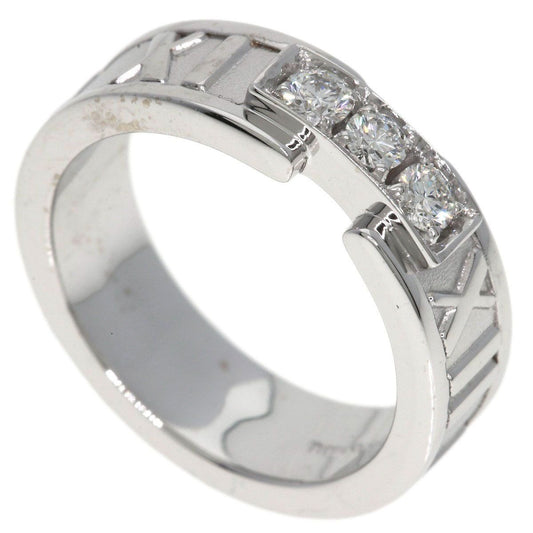 Tiffany & Co Atlas Diamond Ring 18k White Gold