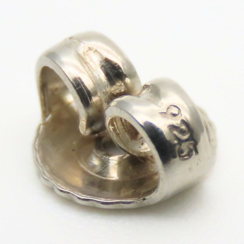 Tiffany & Co Earrings Open Heart 925 Silver Approx 2.1g Silver Elsa Peretti