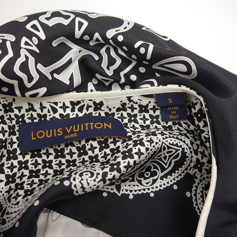 Louis Vuitton Long Scarf Overshirt Size S Long Sleeves Monotone