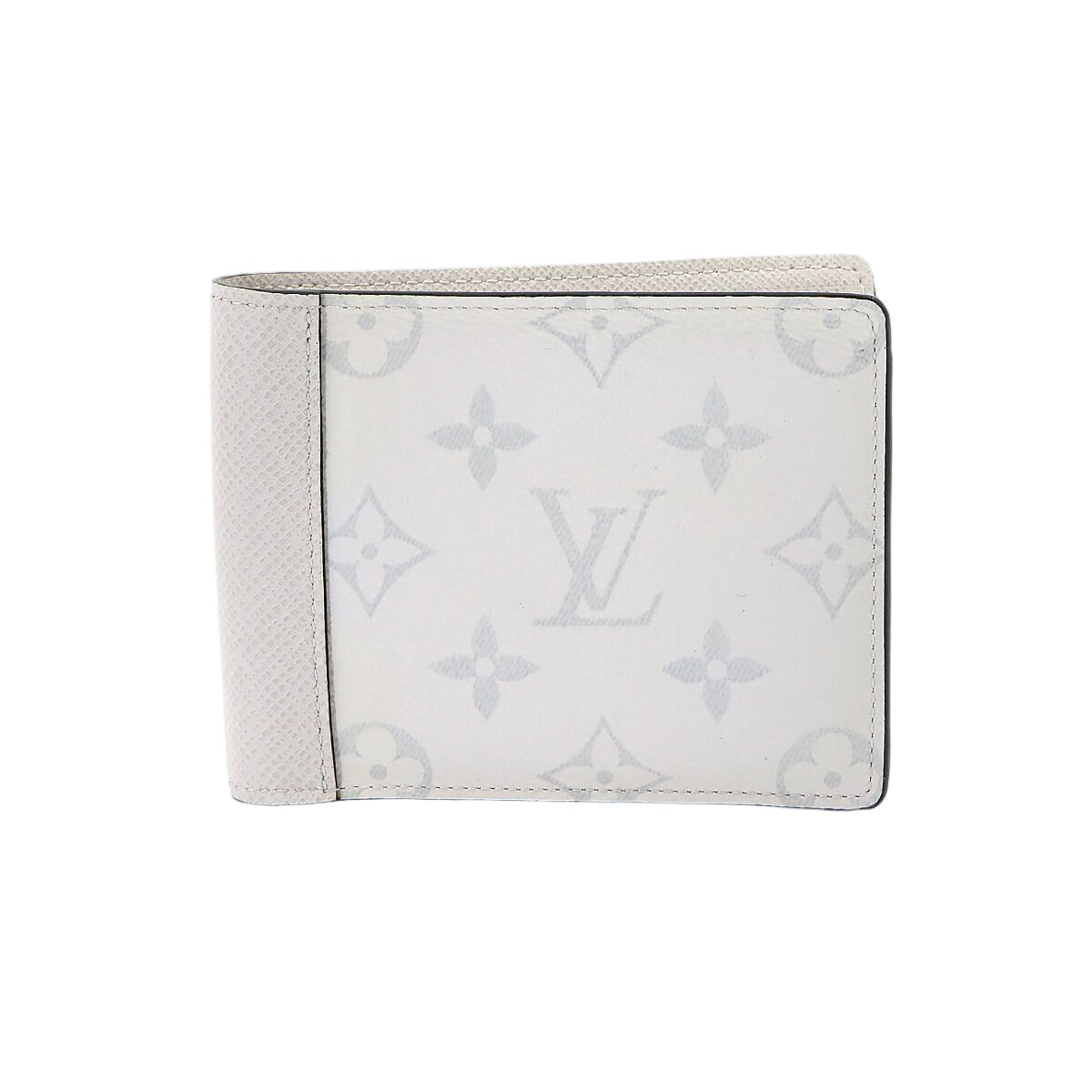 Louis Vuitton Taigarama Portefeuille Multiple Bifold Wallet Blanc