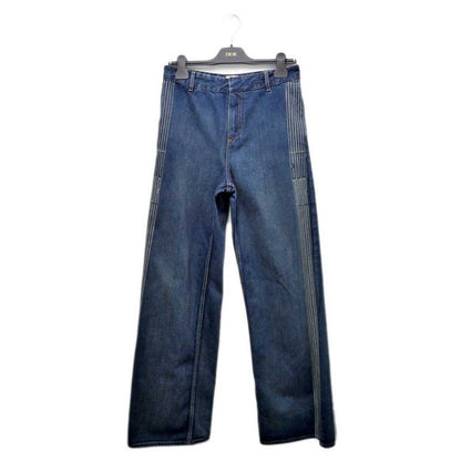 Dior Denim Wide Pants 522 P55 A3073 Blue Size 34 Clothing