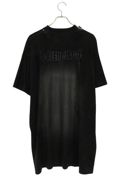 Balenciaga 23SS 739028 Tove4 Paris Moon Used Oversized T-shirt Men 1