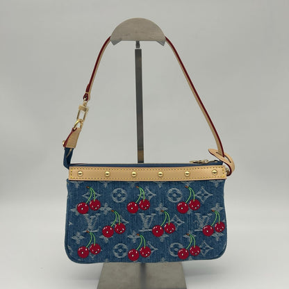 Louis Vuitton LV TM Pochette Shoulder Bag Monogram Cherry — view 3