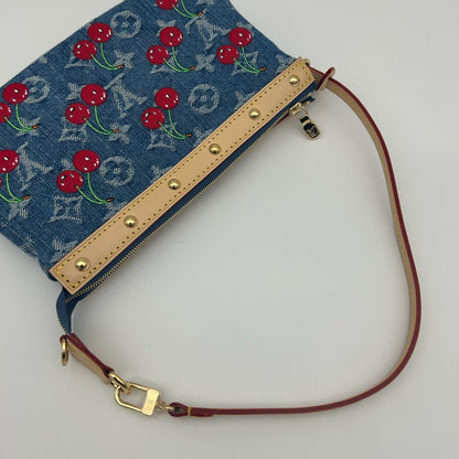 Louis Vuitton LV TM Pochette Shoulder Bag Monogram Cherry — view 6