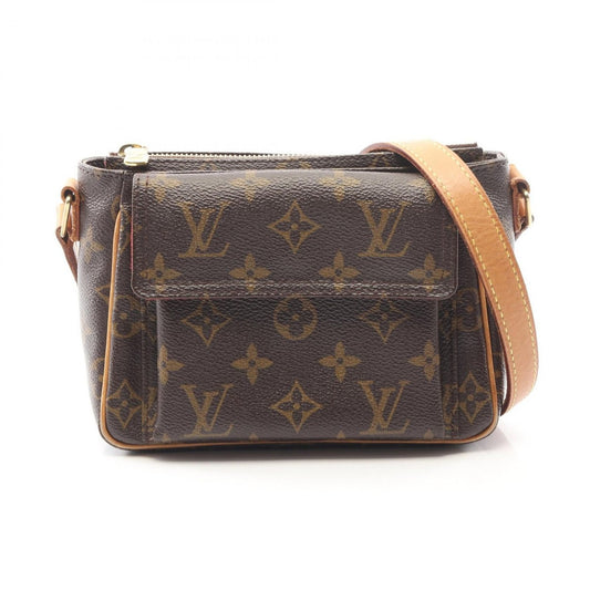 Louis Vuitton Shoulder Bag Viva City PM Canvas Leather