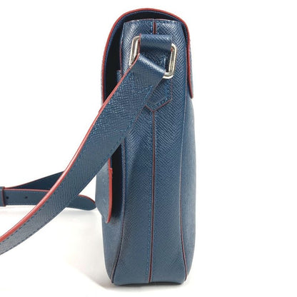 Louis Vuitton Shoulder Bag Romain PM NM M30623 Taiga Leather Océan Navy