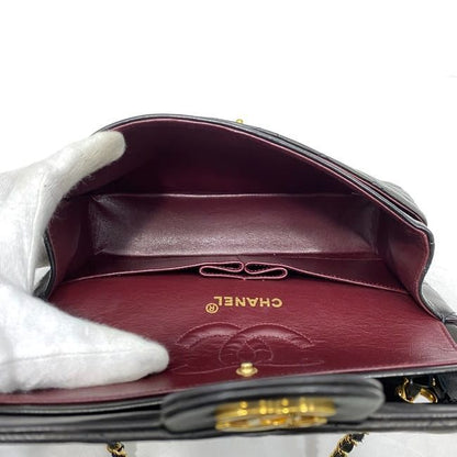 Chanel Chain Shoulder Bag F21080 Black Matelasse