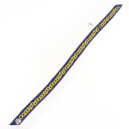 Chanel Twill Silk CC Logo Allover Pattern Scarf — view 5