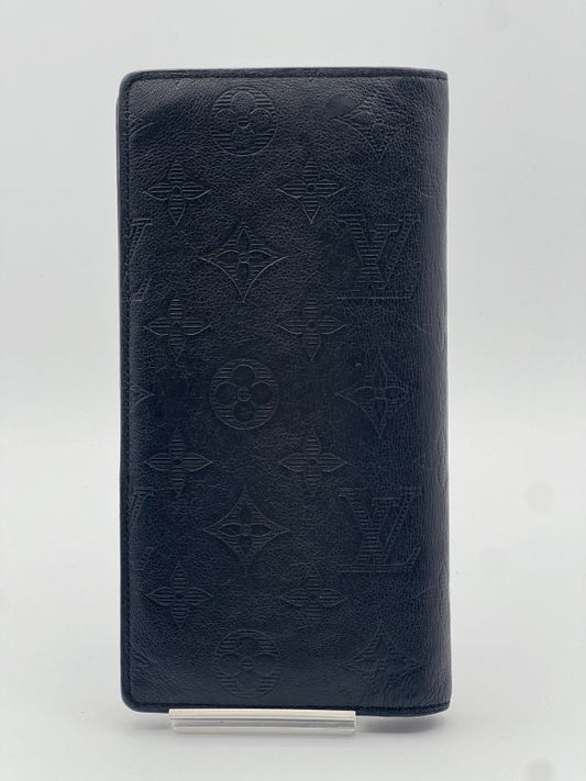 Louis Vuitton Long Wallet Monogram Shadow Portefeuille Blazer 39ga845