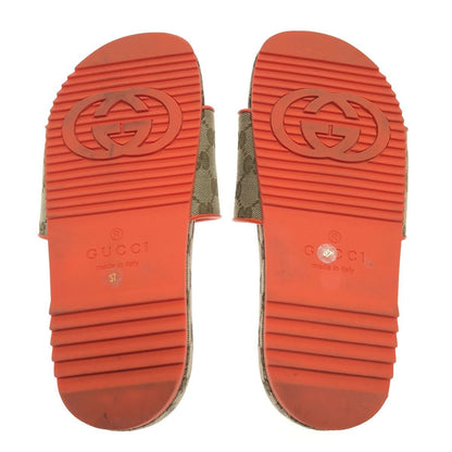 Gucci Sandals Thenorthface/679947 23.5-24cm (9.45in) 37 Orange X Brown
