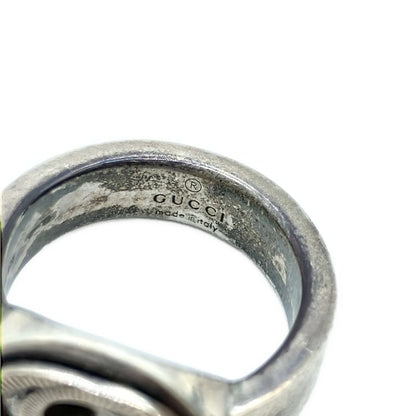 Gucci Interlocking Silver Ring Silver About Size 10