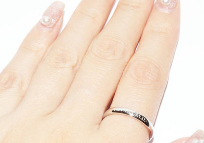 Tiffany & Co Ring Pt950 T&CO Band Ring Width 3mm (012in)