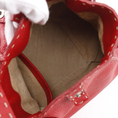 Fendi Selleria Leather Red Women's Handbag