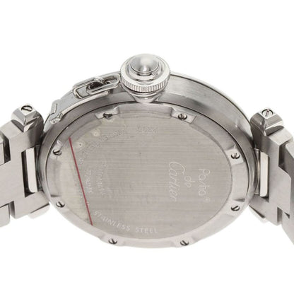 Cartier W31078m7 Pasha C Meridian Watch SS Boys