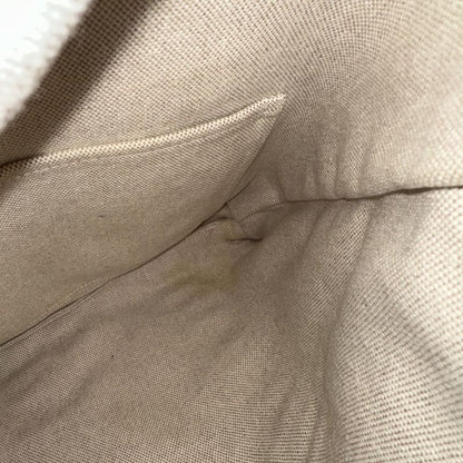 Hermes New Fourre Tout Tote Handbag Beige Brown Canvas Women Men Fashion