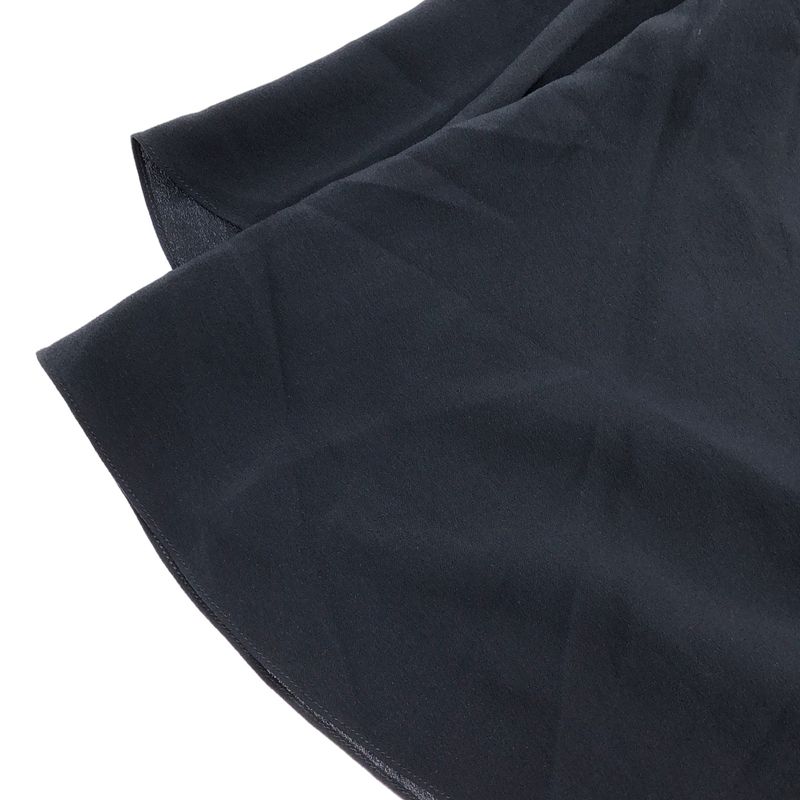 Hermes Pullover Silk Top Navy 42