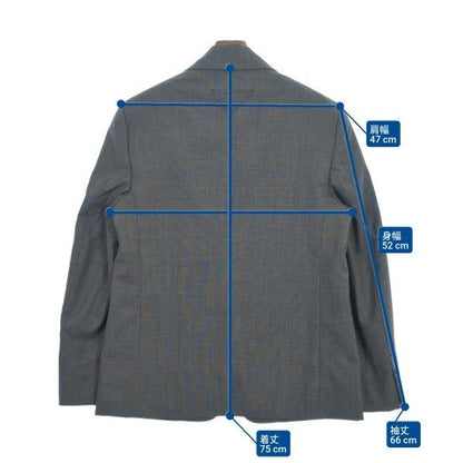 Prada Tailored Jacket Wool Gray — view 6
