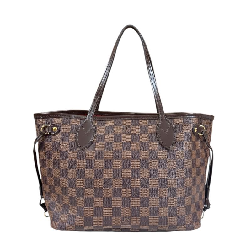 Louis Vuitton Neverfull PM Damier Tote Bag Damier Canvas N41359 Brown Ladies