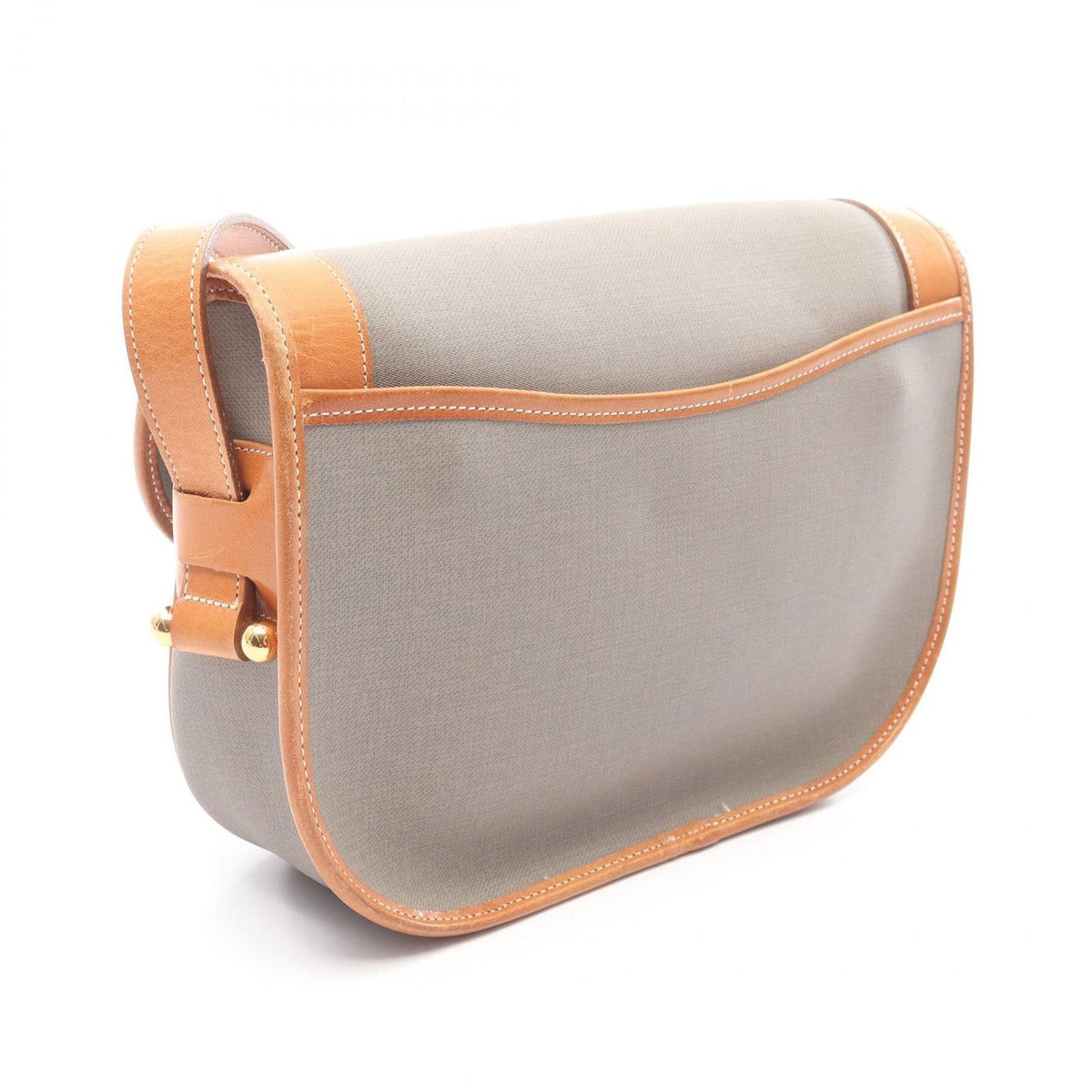 Dior Shoulder Bag Cdlogo Gray Canvas Leather — view 2