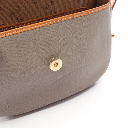 Dior Shoulder Bag Cdlogo Gray Canvas Leather — view 7