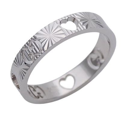 Gucci Ring Icon Heart White Gold