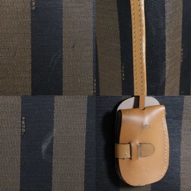 Fendi Pecan Pvc×leather Unisex Carry Bag