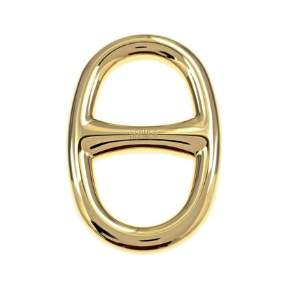 Hermes Scarf Ring Chaine D'ancre Permanent Brass Gold Color GD Necklace Style