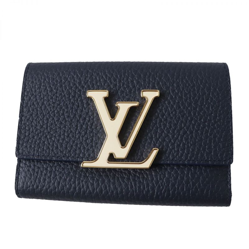 LV Louis Vuitton M82046 Ladies Portefeuille Capucines Compact Wallet