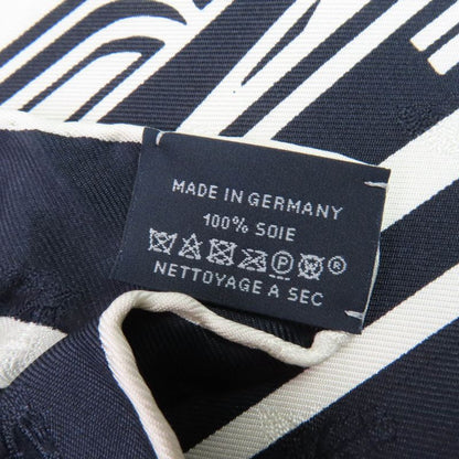 Hermes Coupes Tattoo Coupe Tattoo 100% Silk Full Design Scarf Navy With Box