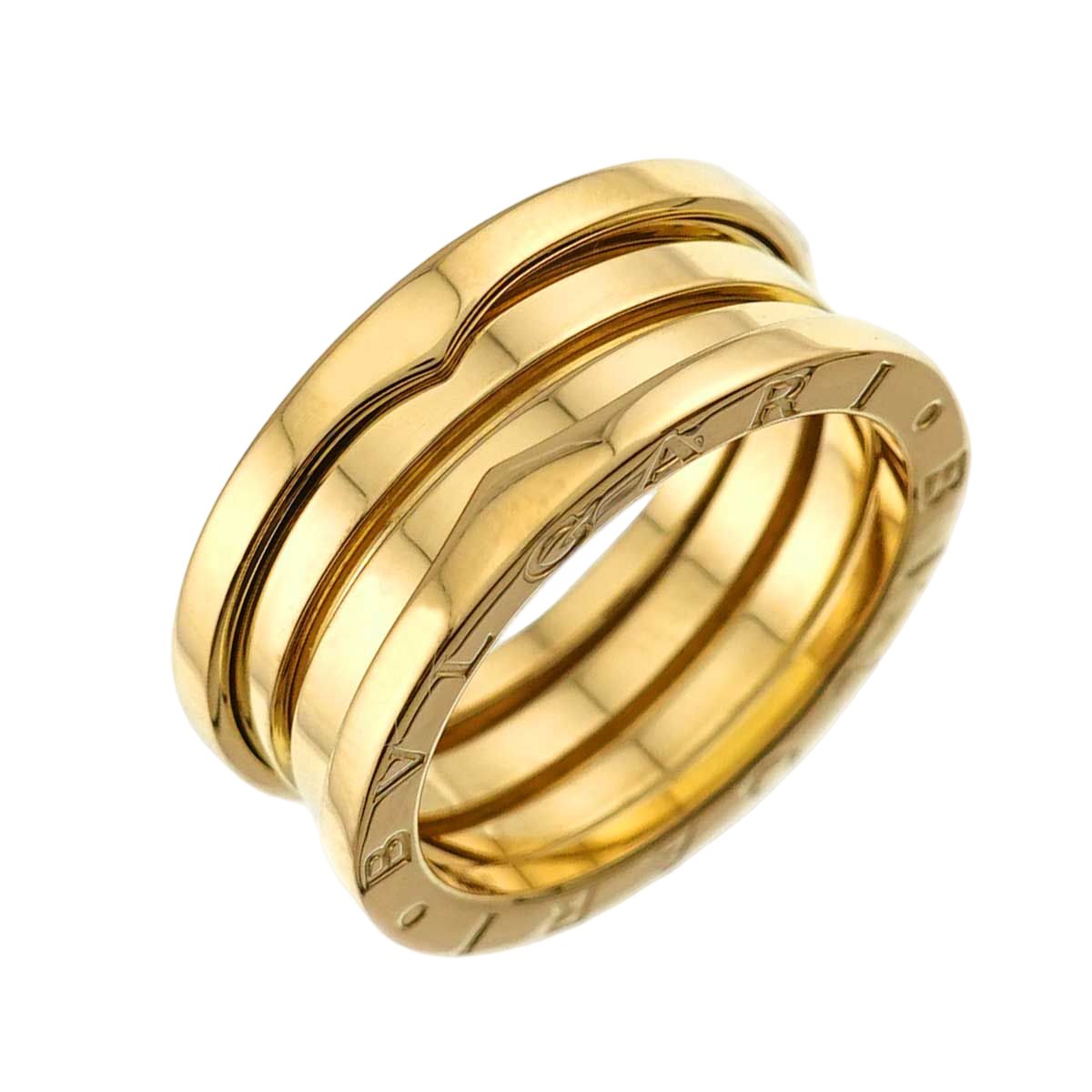Bvlgari Band 52 Ring 18k YG Yellow Gold