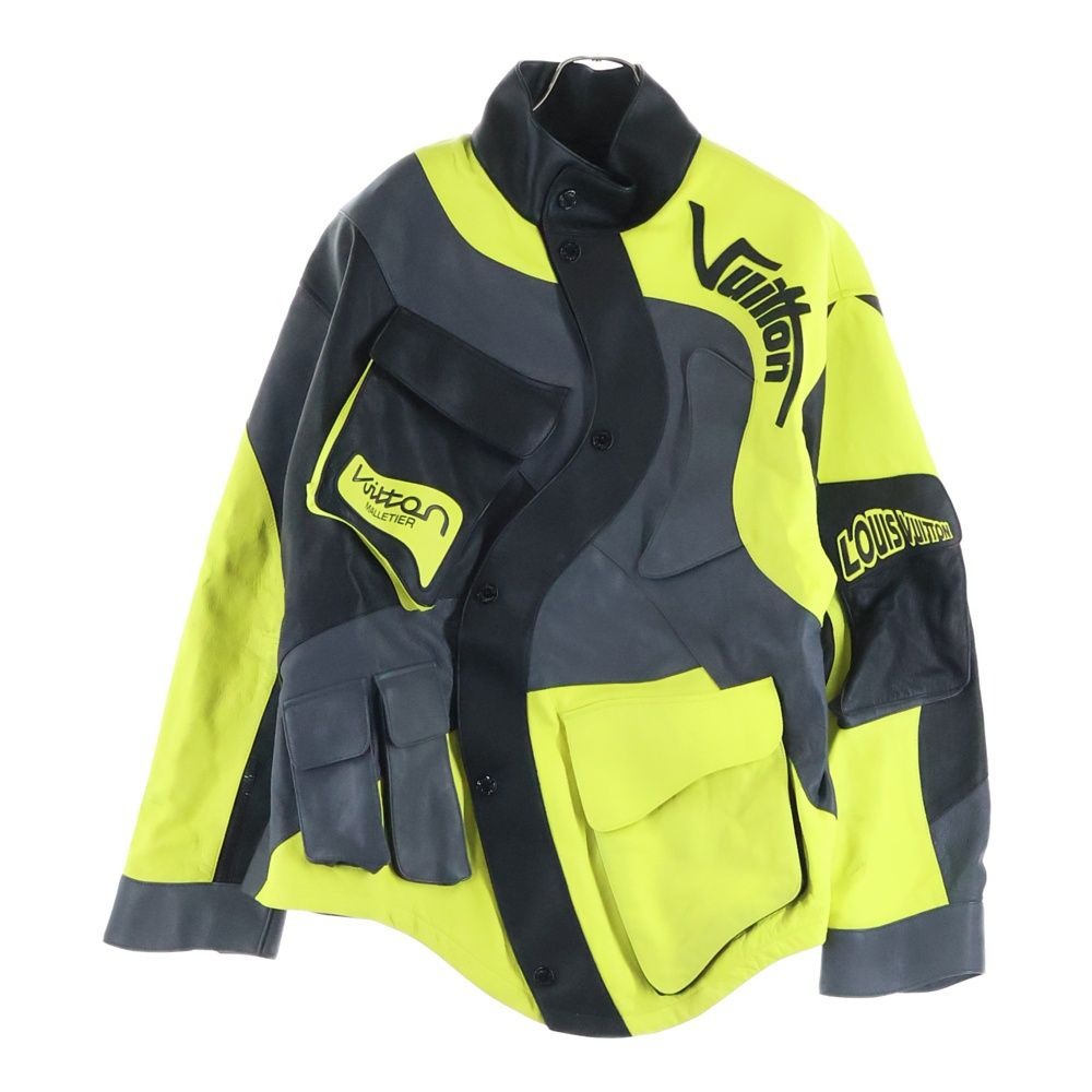 Louis Vuitton Disorted Motocycle Leather Jacket Motorcycle