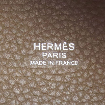 Hermes Picotin Lock PM Etape Silver Hardware Handbag Leather Women