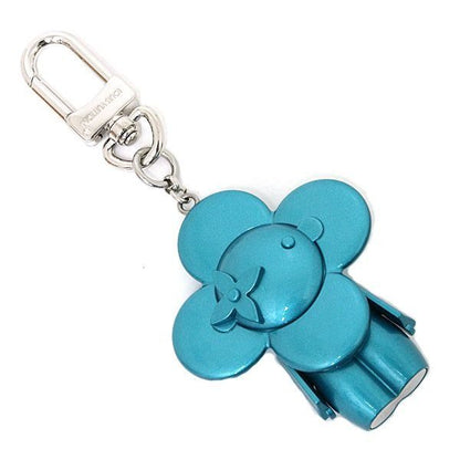 Louis Vuitton Sac Vivienne Metal Bag Charm Key Holder Turquoise