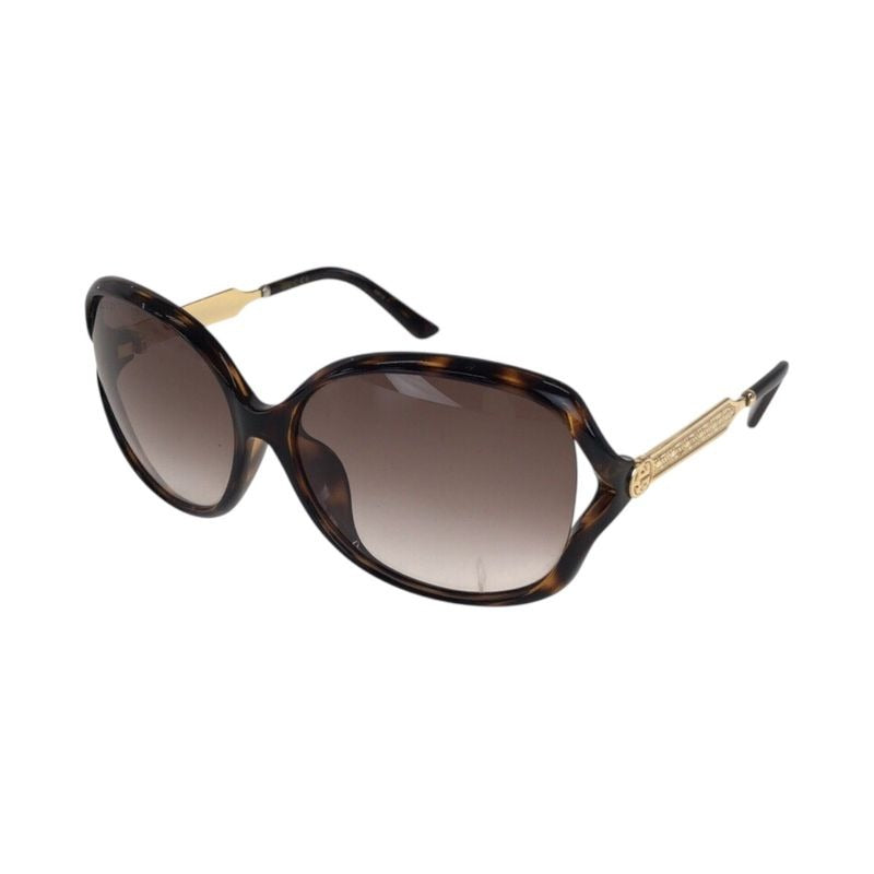 Gucci Marble Brown Gold Metal Acetate GG0076 sk 003 6215 130 Sunglasses