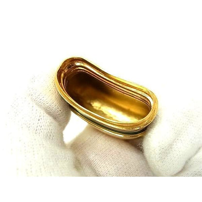 Gucci Necklace Vintage Sherry Line Metal Gold Pilcase — view 4