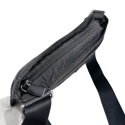 Prada Body Bag Triangle Logo Shoulder Bag Prada Black