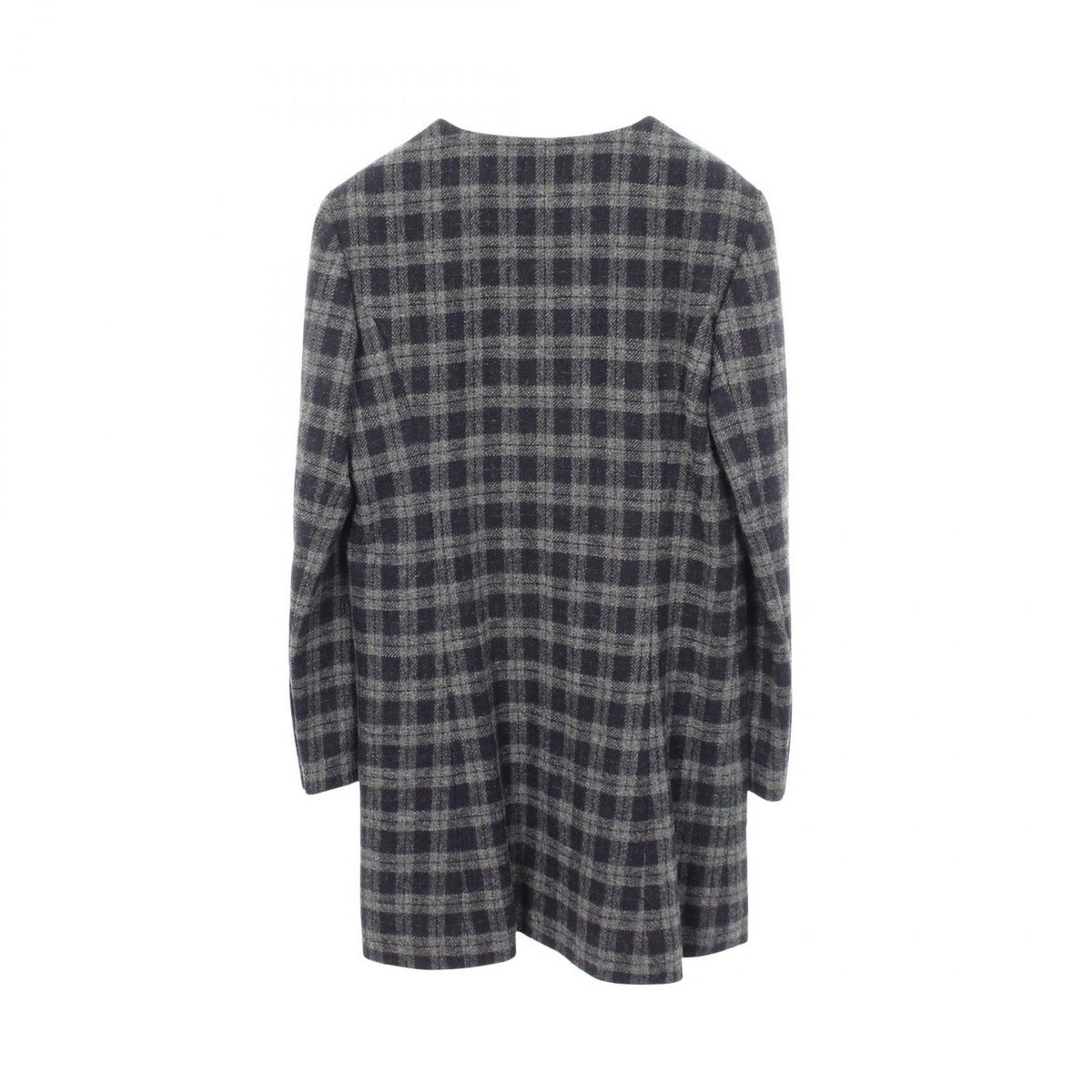Chanel Dress CC Logo Button Wool — view 2