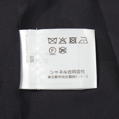 Chanel Dress CC Logo Button Wool — view 4