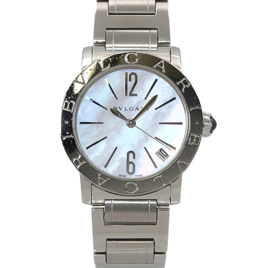 Bvlgari Boys Watch Date White Shell Automatic Winding