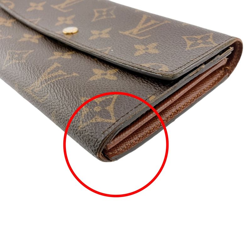Louis Vuitton M61734 Monogram Long Wallet With Zipper Portefeuille-sarah Long