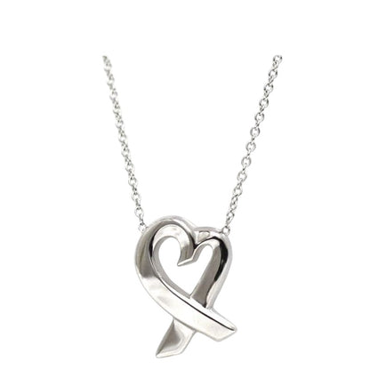 Tiffany & Co Loving Heart Necklace Silver