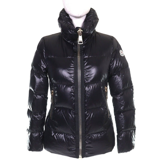 Moncler Joux Logo Patch Zip Up Jacket Black