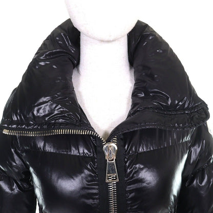 Moncler Joux Logo Patch Zip Up Jacket Black — view 4