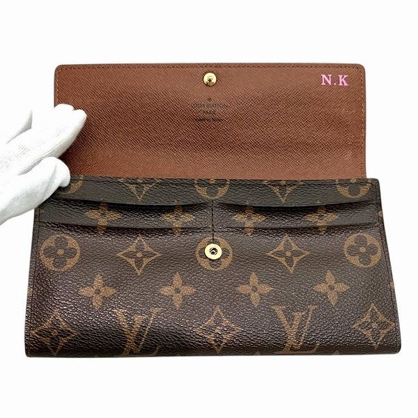 Louis Vuitton Monogram Portefeuille Sarah M61734 Long Wallet Unisex
