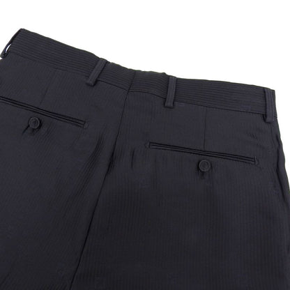 Fendi 2022 Fb0521 FF Logo Embroidered Shadow Stripe Shorts Black 44 Made In