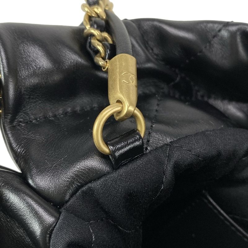 Chanel Shoulder Bag Chanel 22 Mini Handbag As3980 Black 2way/chain Shoulder/vint