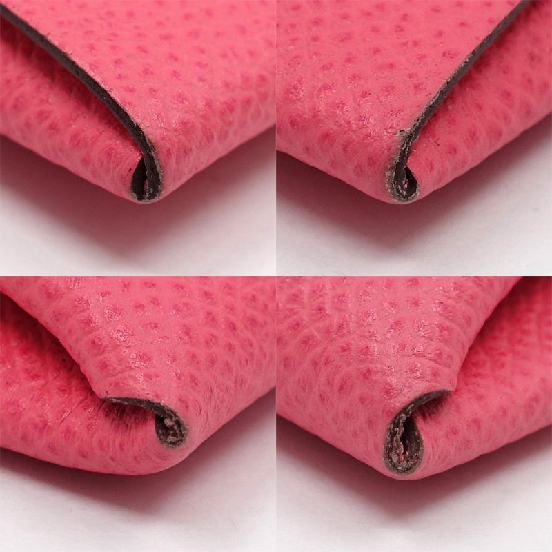 Hermes Bastia Coin Case T Engraved 2015 Manufactured In Vo-epson Rose