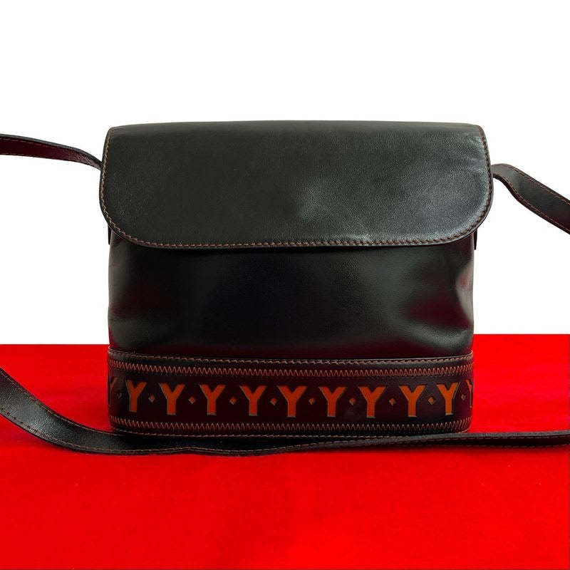 Yves Saint Laurent Punching Cutout Leather