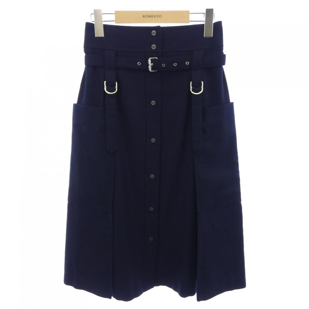 Hermes Skirt Navy 34