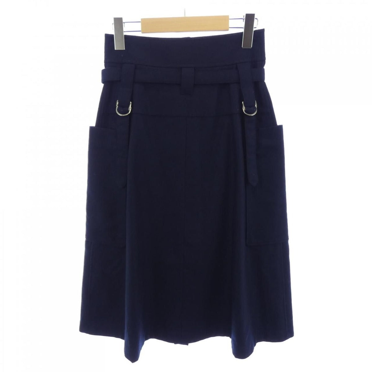 Hermes Skirt Navy 34 — view 2
